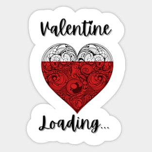 Valentine loading... Sticker